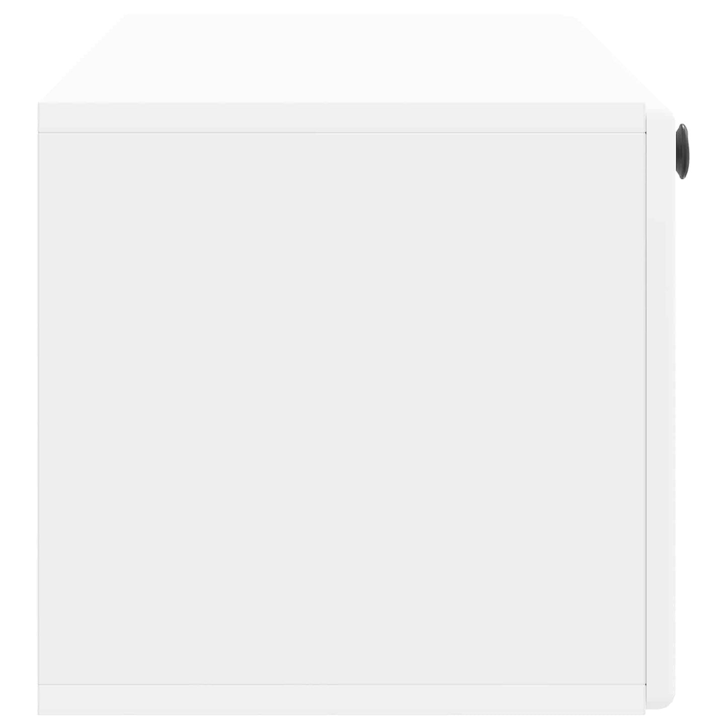 Wandbeugel TV-kast 98 x 31 x 30 cm Wit Bewerkt hout
