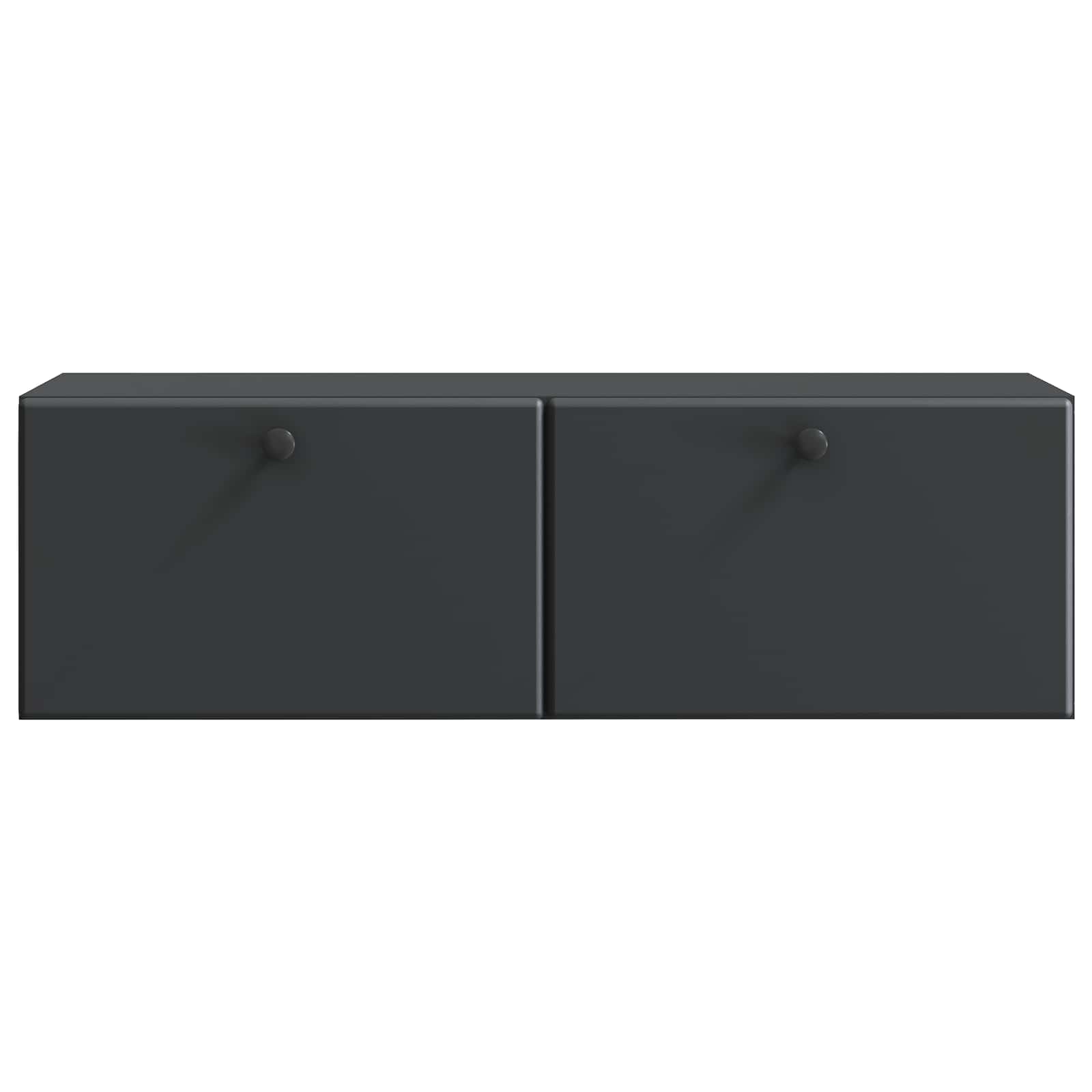 Wandbeugel TV-kast Zwart 98 x 31 x 30 cm Bewerkt hout