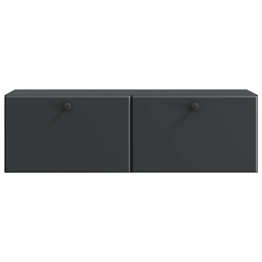 Wandbeugel TV-kast Zwart 98 x 31 x 30 cm Bewerkt hout
