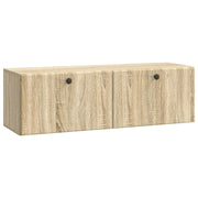 Wandkast TV 98x31x30 cm bewerkt hout sonoma eiken