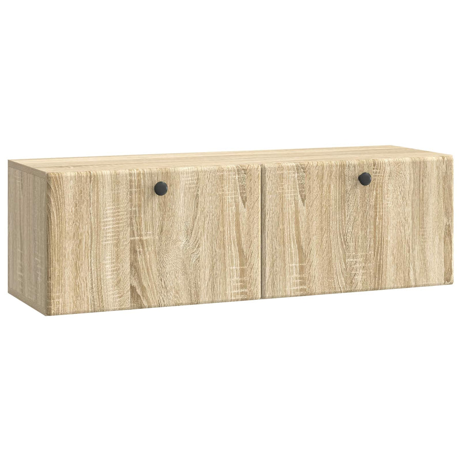 Wandbeugel TV-kast Sonoma Eiken 98 x 31 x 30 cm Bewerkt hout