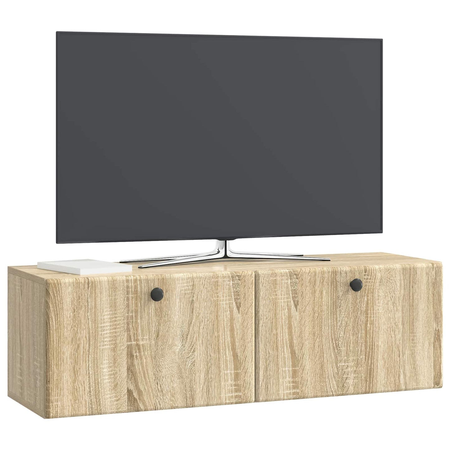 Wandbeugel TV-kast Sonoma Eiken 98 x 31 x 30 cm Bewerkt hout