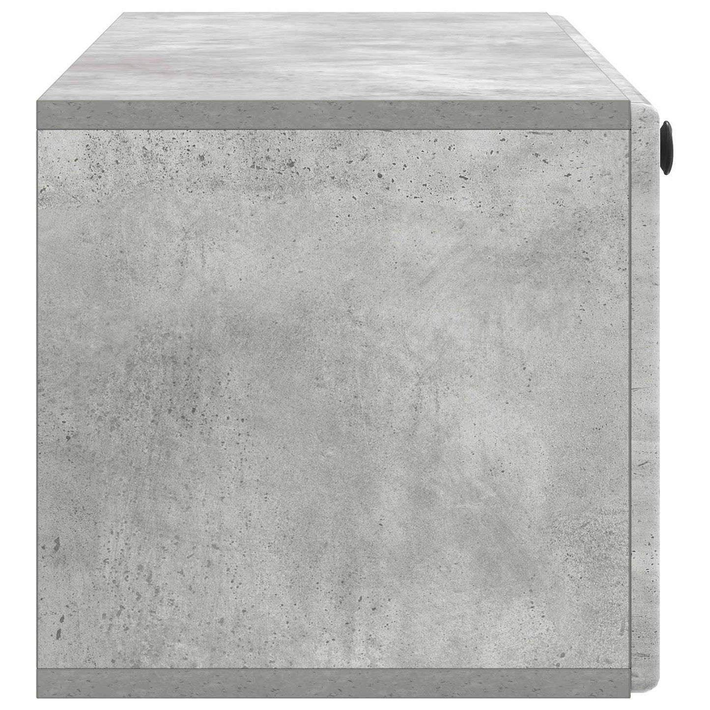 Wandbeugel TV-kast Betongrijs 98 x 31 x 30 cm Bewerkt hout