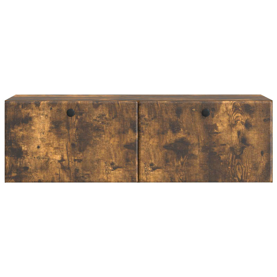 Wandbeugel TV-kast Gerookt eiken 98 x 31 x 30 cm Bewerkt hout