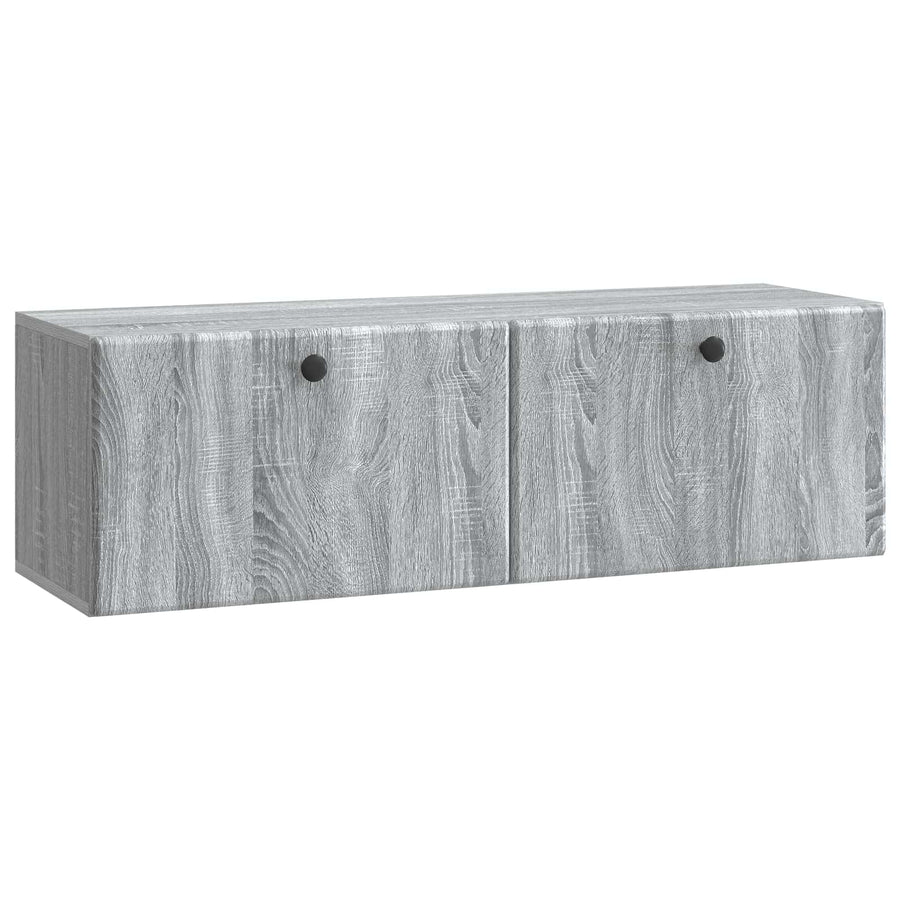 Wandbeugel TV-kast Grijs sonoma 98 x 31 x 30 cm Bewerkt hout