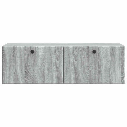 Wandbeugel TV-kast Grijs sonoma 98 x 31 x 30 cm Bewerkt hout