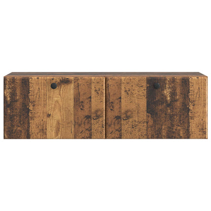 Wandbeugel TV-kast Oud hout 98 x 31 x 30 cm Bewerkt hout