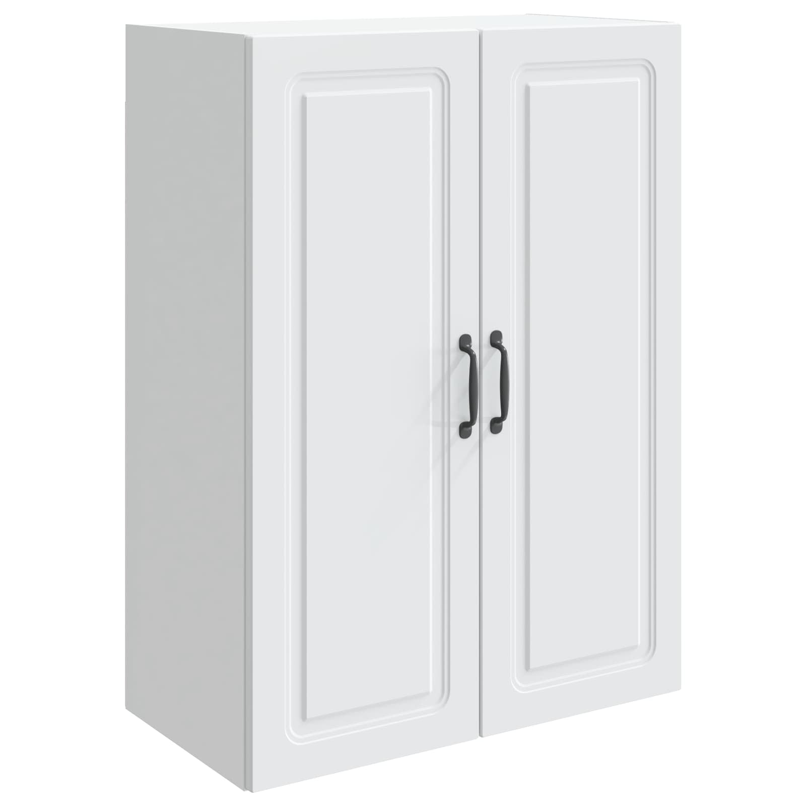 Wandkast Wit 66 x 34,5 x 90 cm Bewerkt hout