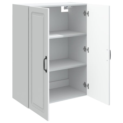 Wandkast Wit 66 x 34,5 x 90 cm Bewerkt hout