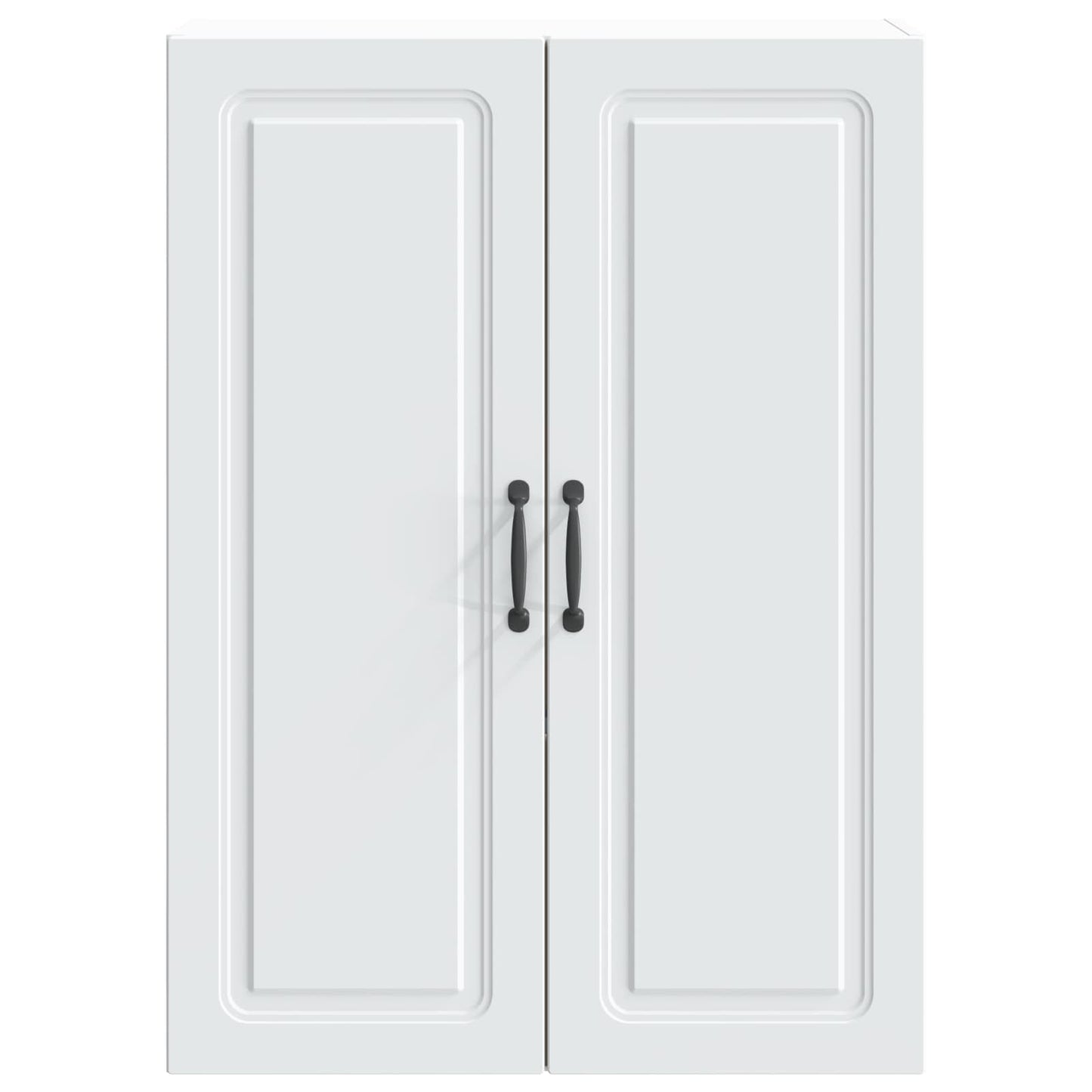 Wandkast Wit 66 x 34,5 x 90 cm Bewerkt hout