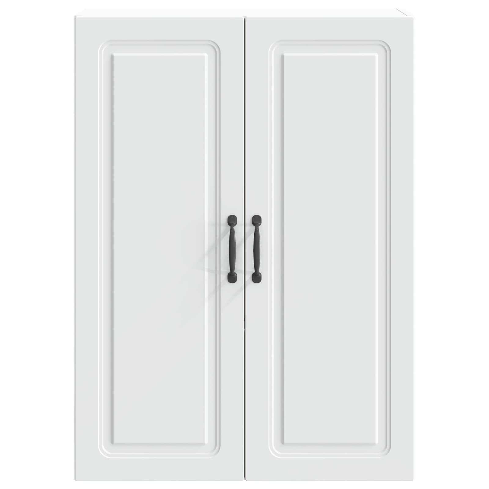 Wandkast Wit 66 x 34,5 x 90 cm Bewerkt hout