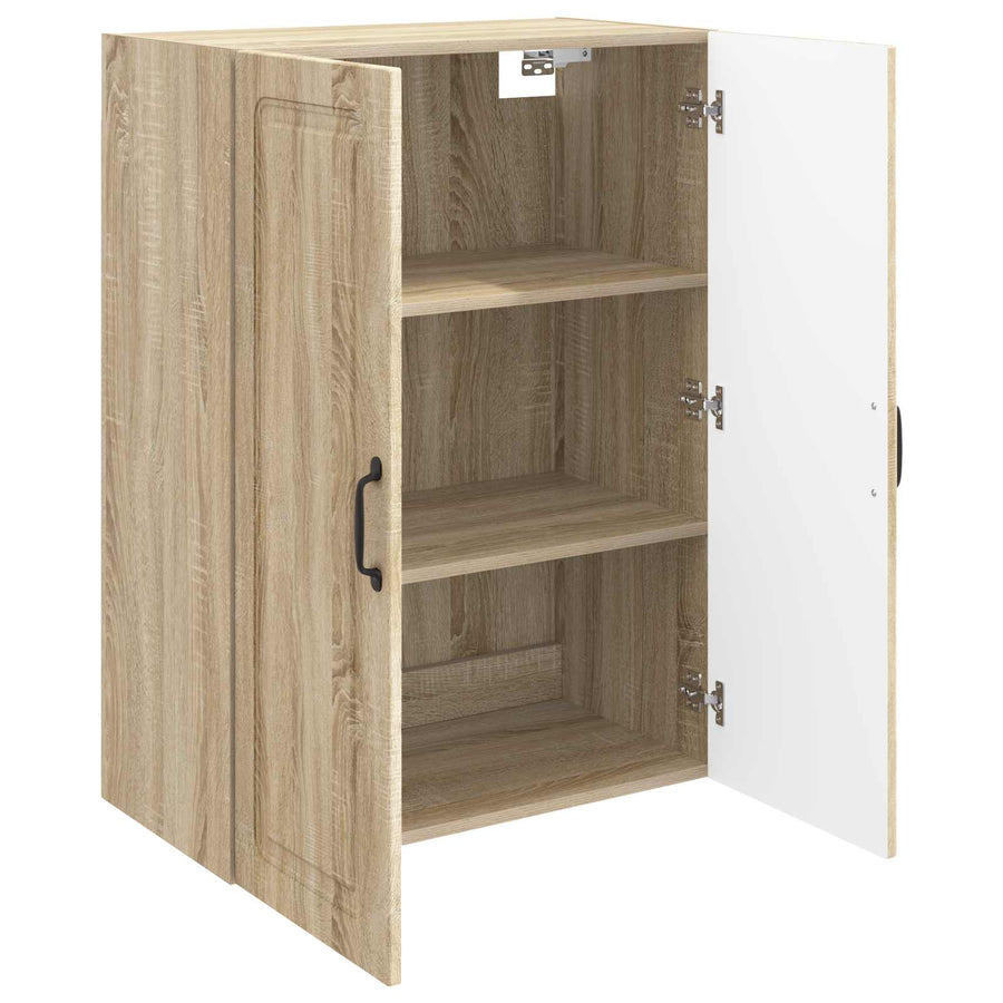 Wandkast Sonoma Eiken 66 x 34,5 x 90 cm Bewerkt hout