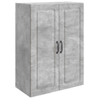 Wandkast 66x34,5x90 cm bewerkt hout betongrijs