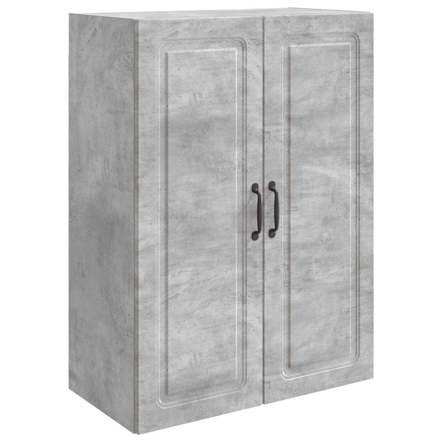 Wandkast Betongrijs 66 x 34,5 x 90 cm Bewerkt hout