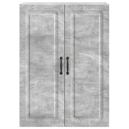 Wandkast Betongrijs 66 x 34,5 x 90 cm Bewerkt hout