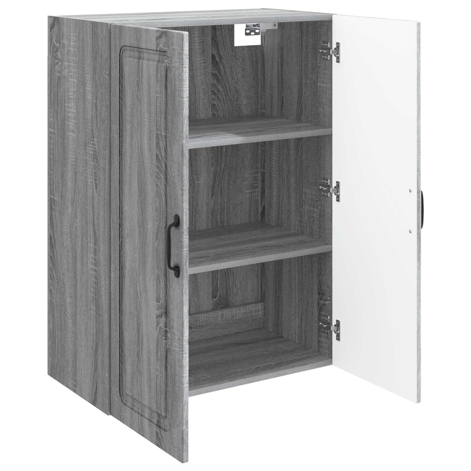 Wandkast Grijs Sonoma 66 x 34,5 x 90 cm Bewerkt hout