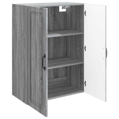 Wandkast Grijs Sonoma 66 x 34,5 x 90 cm Bewerkt hout