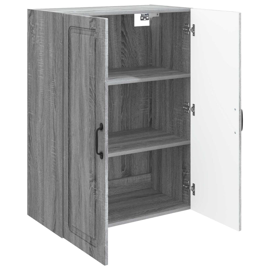 Wandkast Grijs Sonoma 66 x 34,5 x 90 cm Bewerkt hout