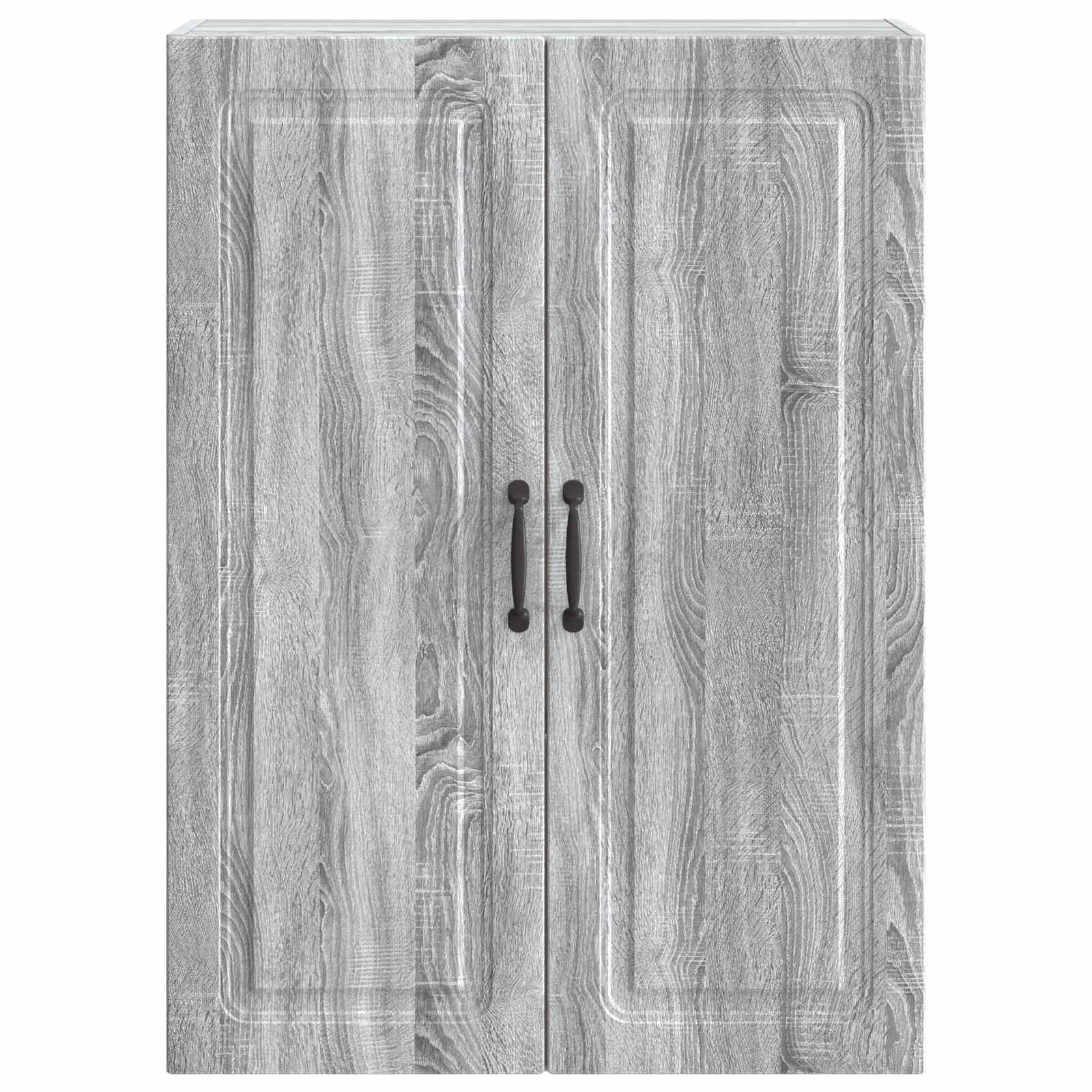 Wandkast Grijs Sonoma 66 x 34,5 x 90 cm Bewerkt hout