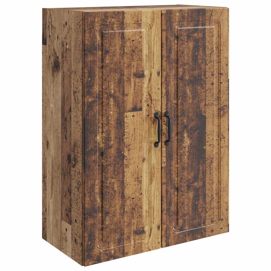 Wandkast Oud hout 66 x 34,5 x 90 cm Bewerkt hout
