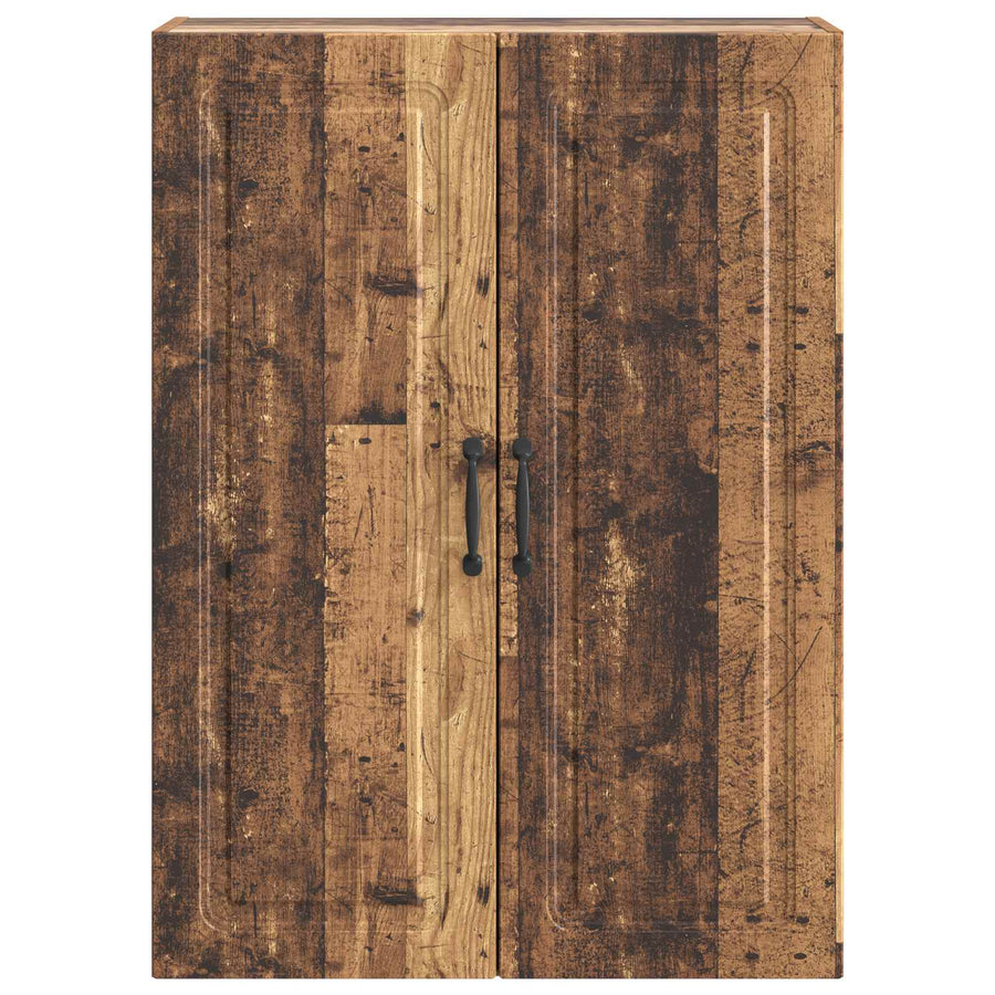 Wandkast Oud hout 66 x 34,5 x 90 cm Bewerkt hout