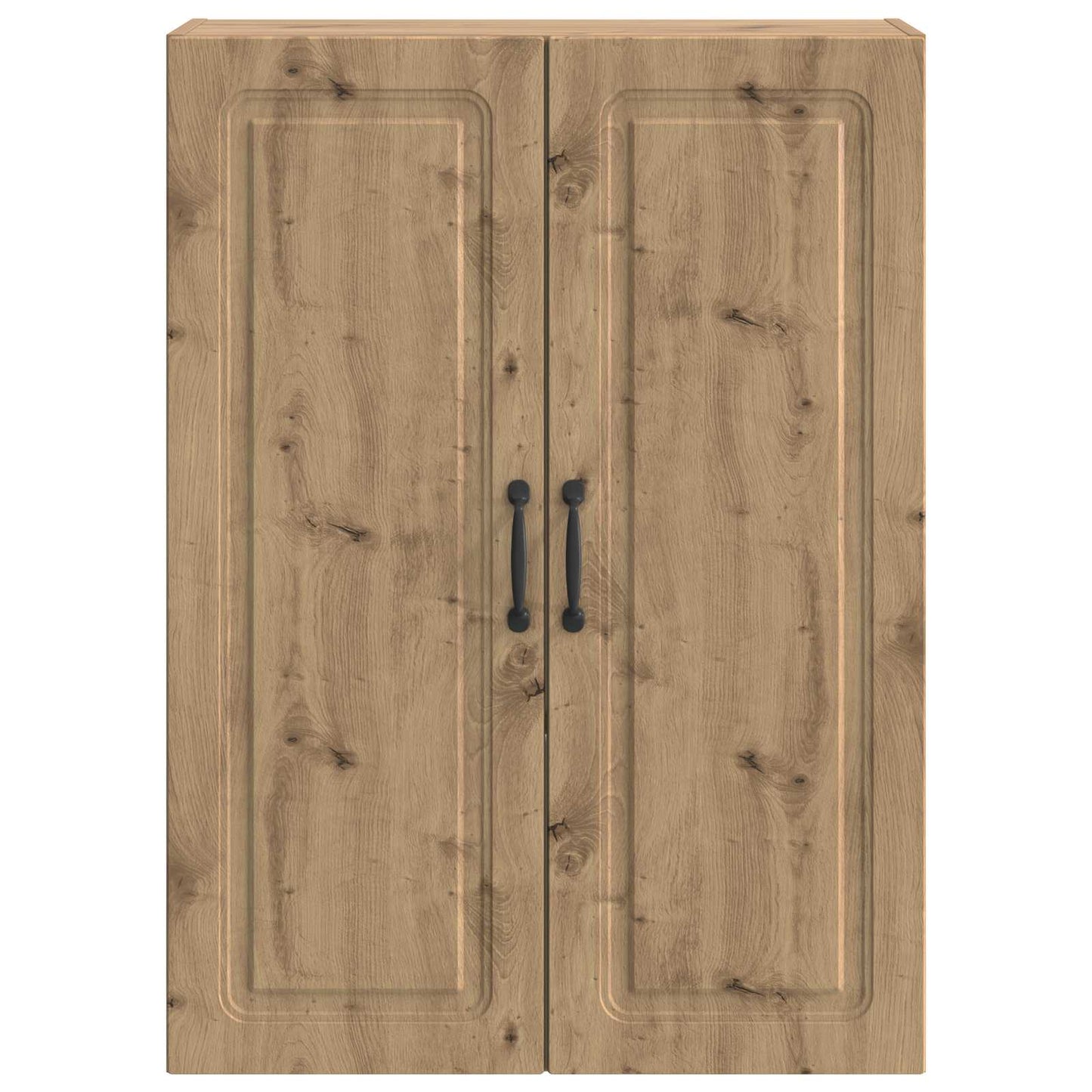 Wandkast Artisanaal eiken 66 x 34,5 x 90 cm Bewerkt hout