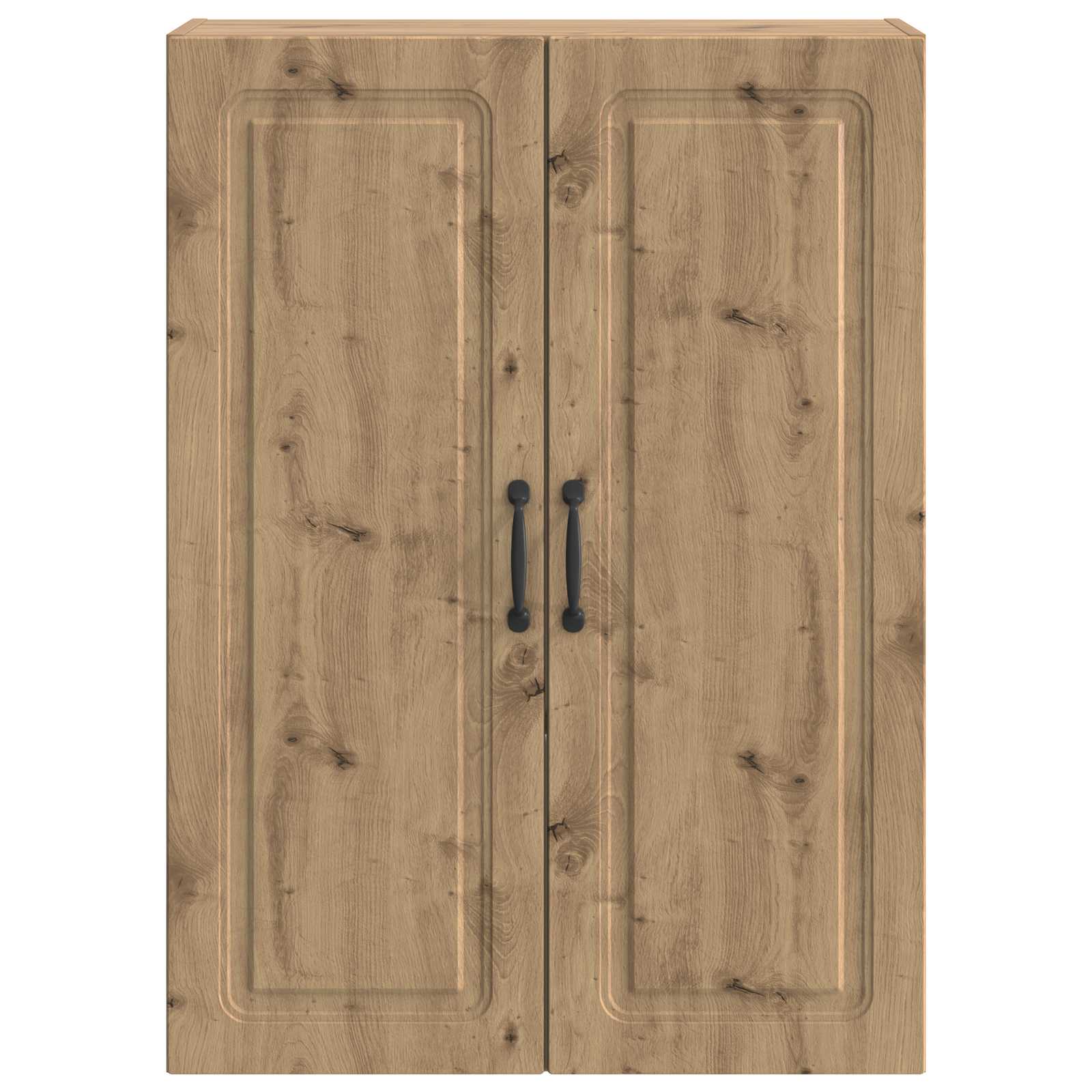Wandkast Artisanaal eiken 66 x 34,5 x 90 cm Bewerkt hout