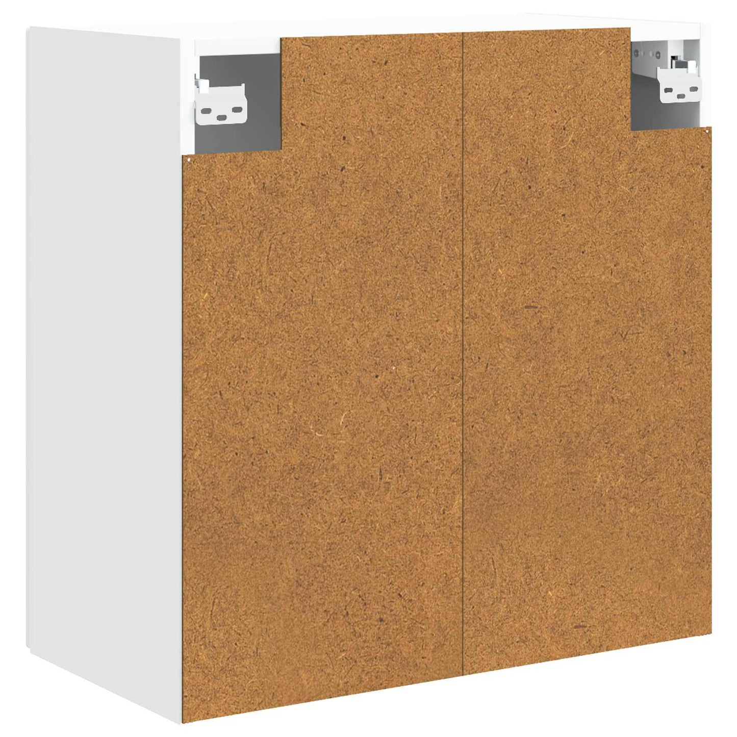 Wandkast Wit 59 x 31 x 60 cm Bewerkt hout