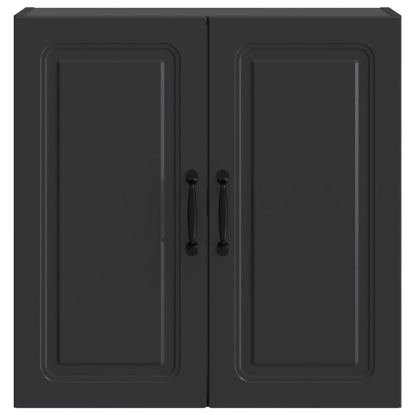 Wandkast Zwart 59 x 31 x 60 cm Bewerkt hout