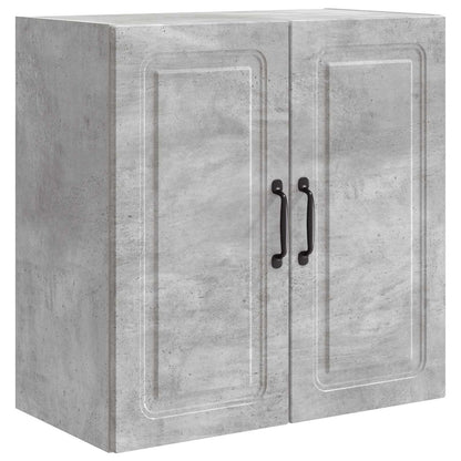 Wandkast Betongrijs 59 x 31 x 60 cm Bewerkt hout