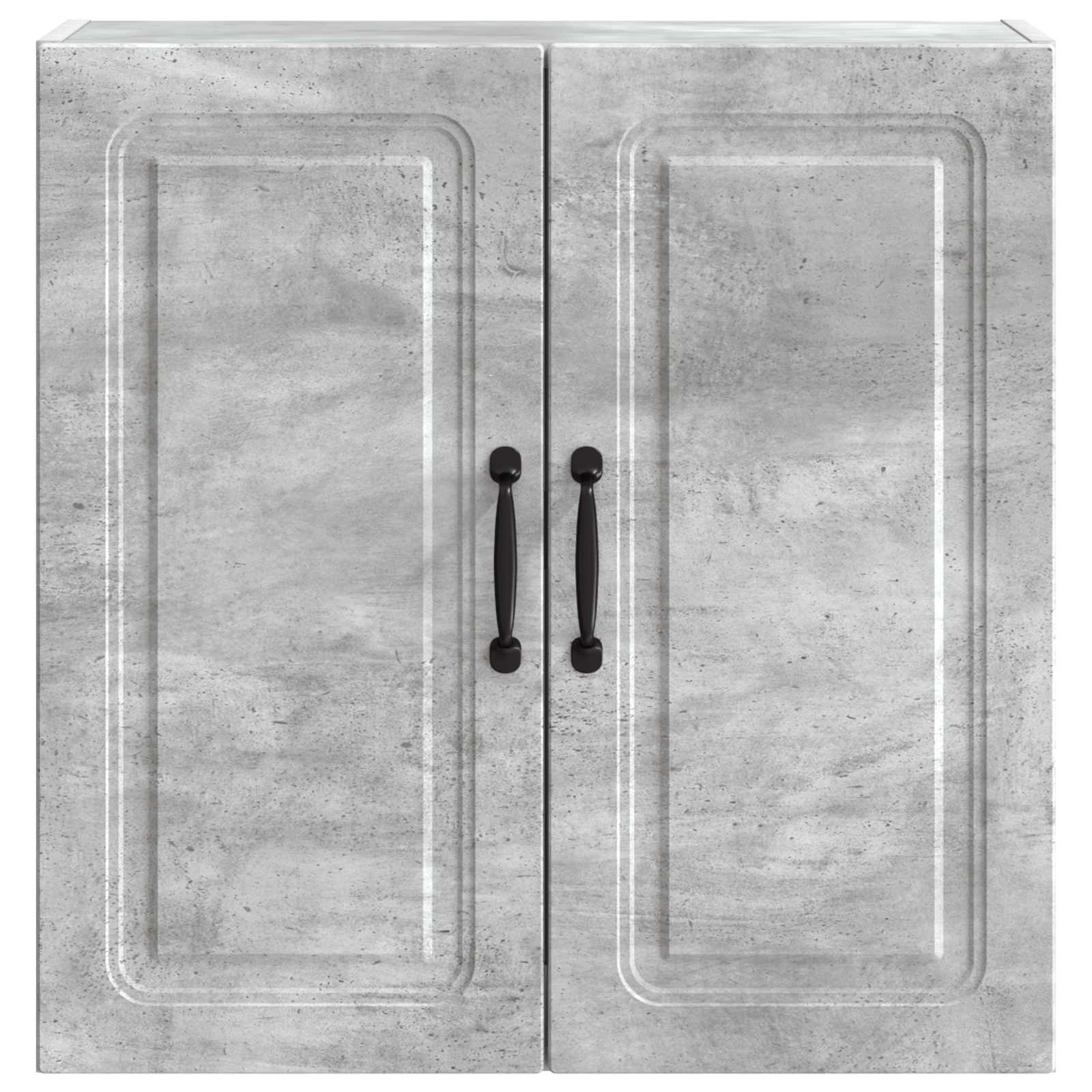 Wandkast Betongrijs 59 x 31 x 60 cm Bewerkt hout