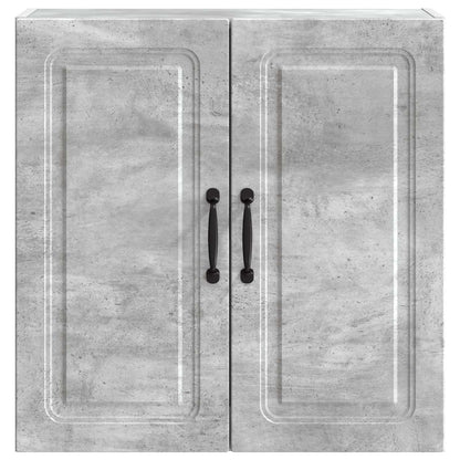 Wandkast Betongrijs 59 x 31 x 60 cm Bewerkt hout