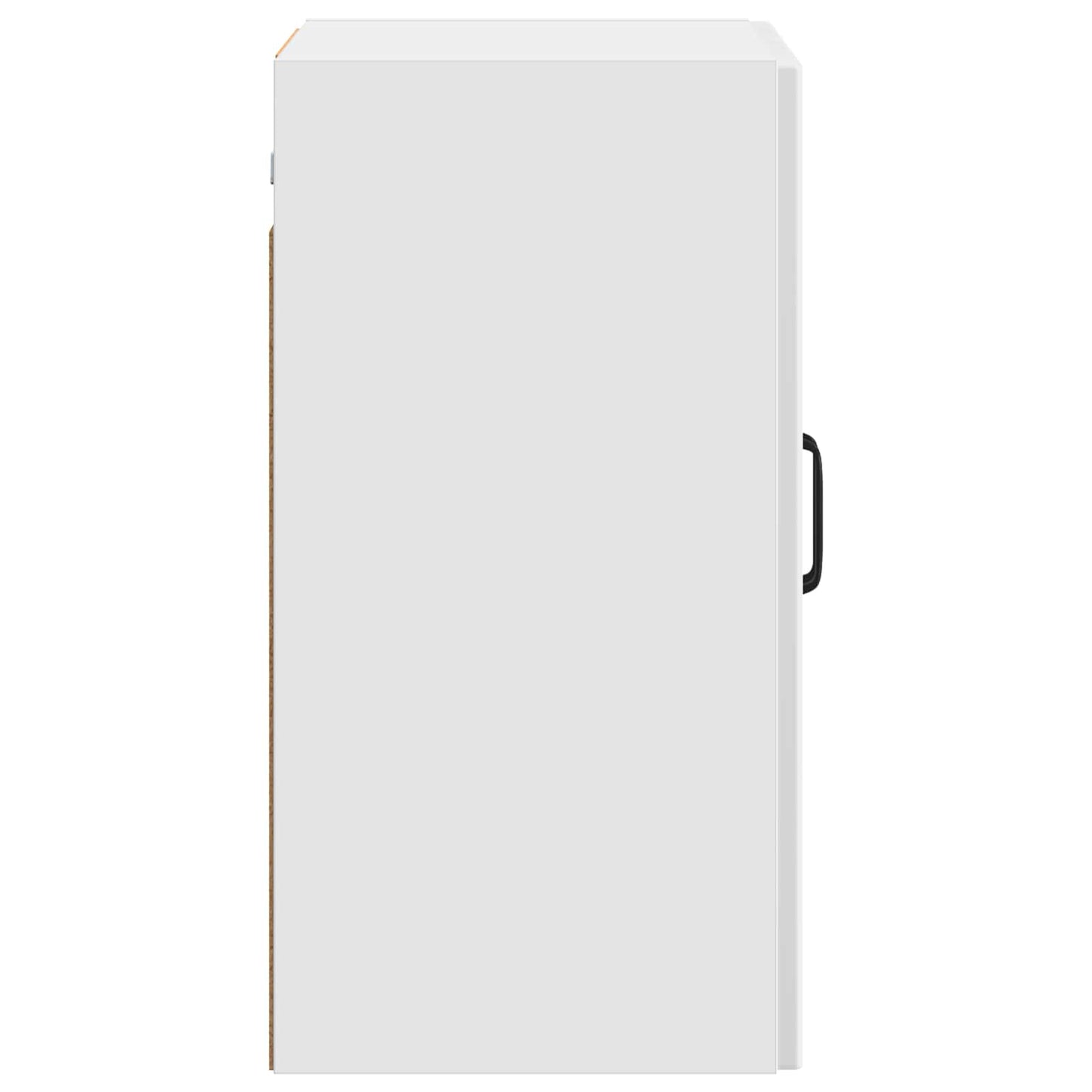 Wandkast Hoogglans Wit 59 x 31 x 60 cm Bewerkt hout