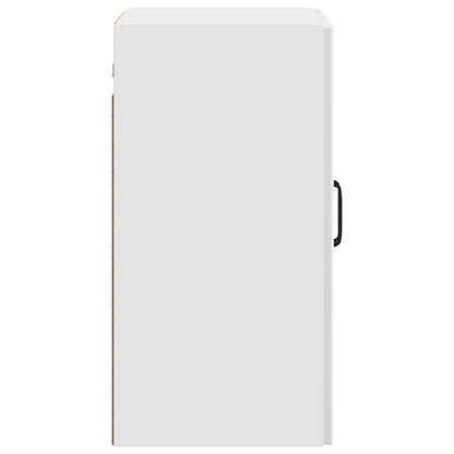 Wandkast Hoogglans Wit 59 x 31 x 60 cm Bewerkt hout