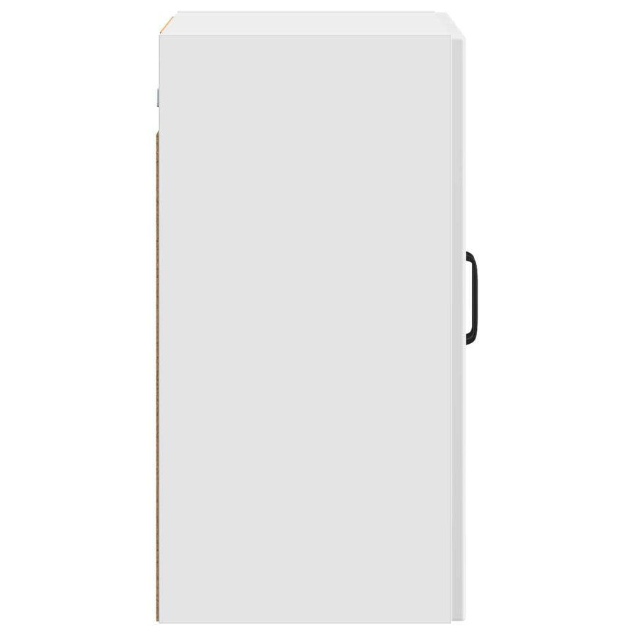 Wandkast Hoogglans Wit 59 x 31 x 60 cm Bewerkt hout