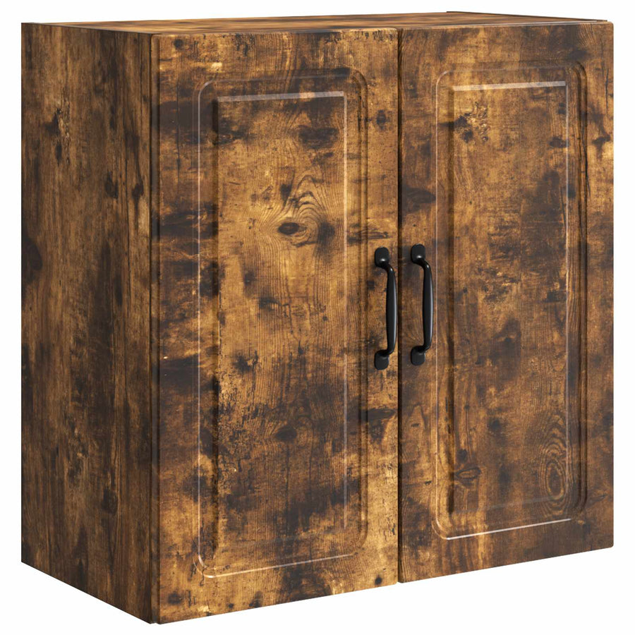 Wandkast Gerookt eiken 59 x 31 x 60 cm Bewerkt hout