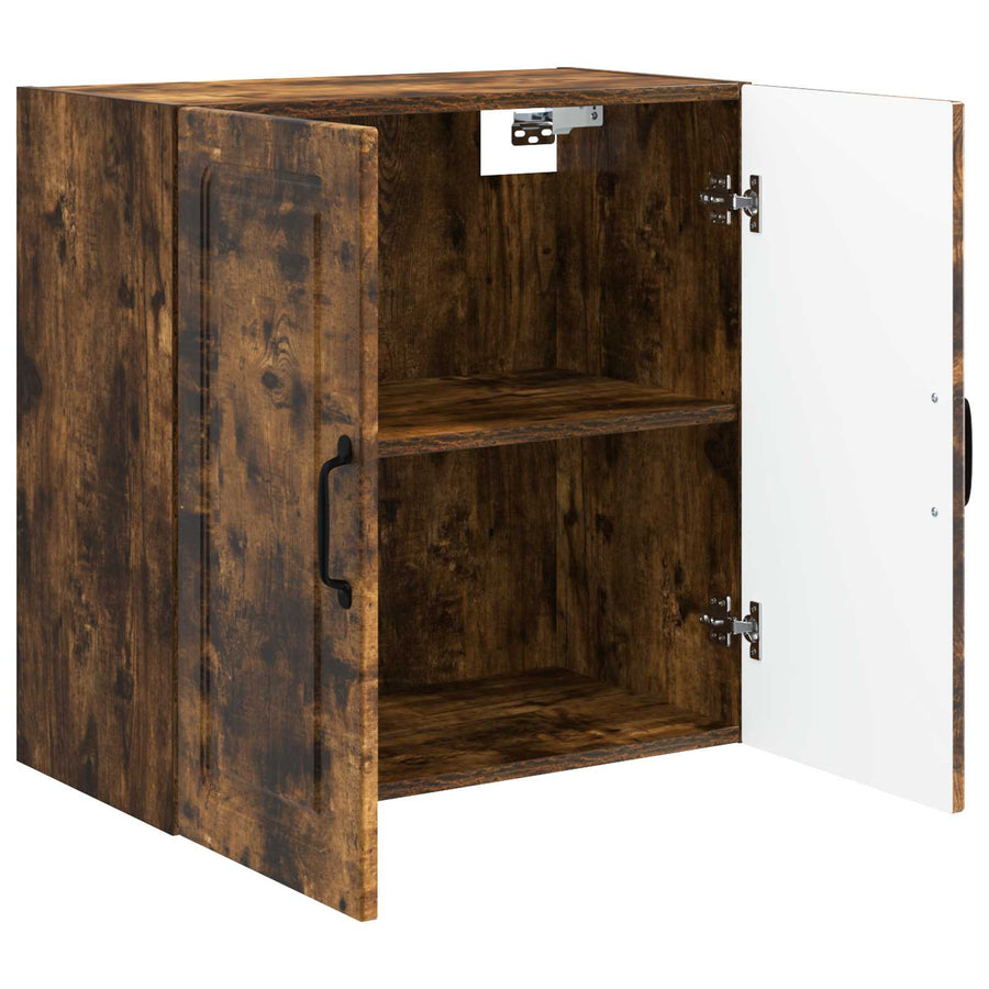 Wandkast Gerookt eiken 59 x 31 x 60 cm Bewerkt hout