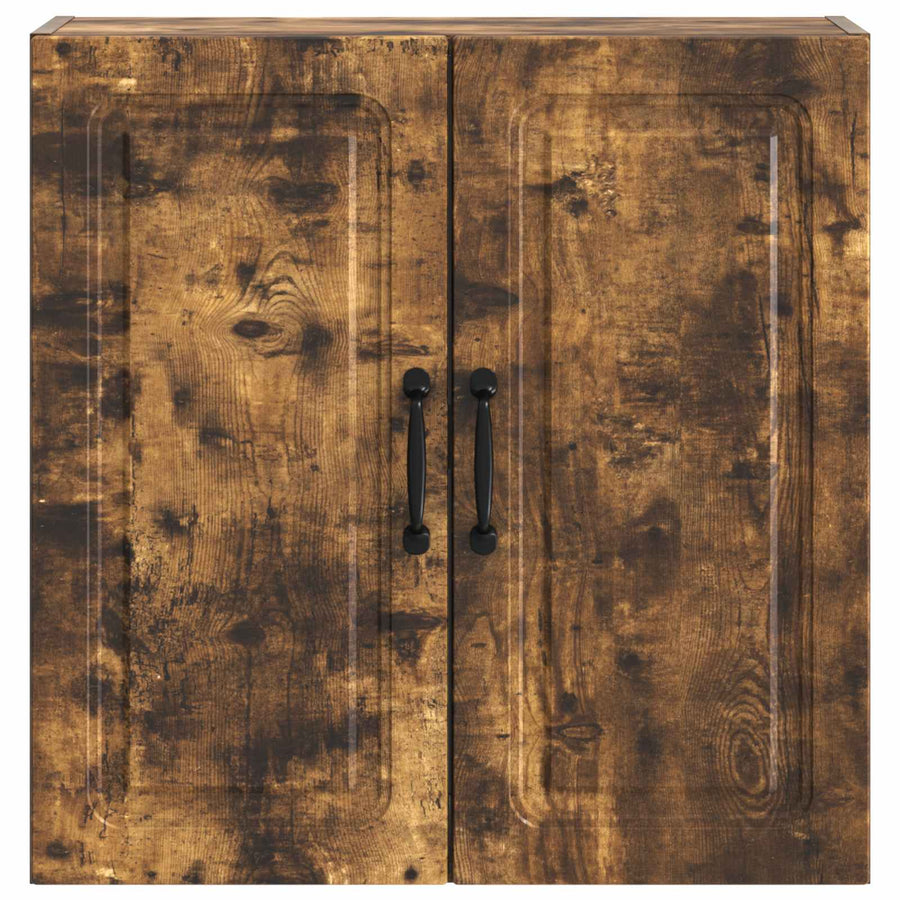 Wandkast Gerookt eiken 59 x 31 x 60 cm Bewerkt hout
