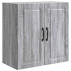 Wandkast 59x31x60 cm spaanplaat grijs