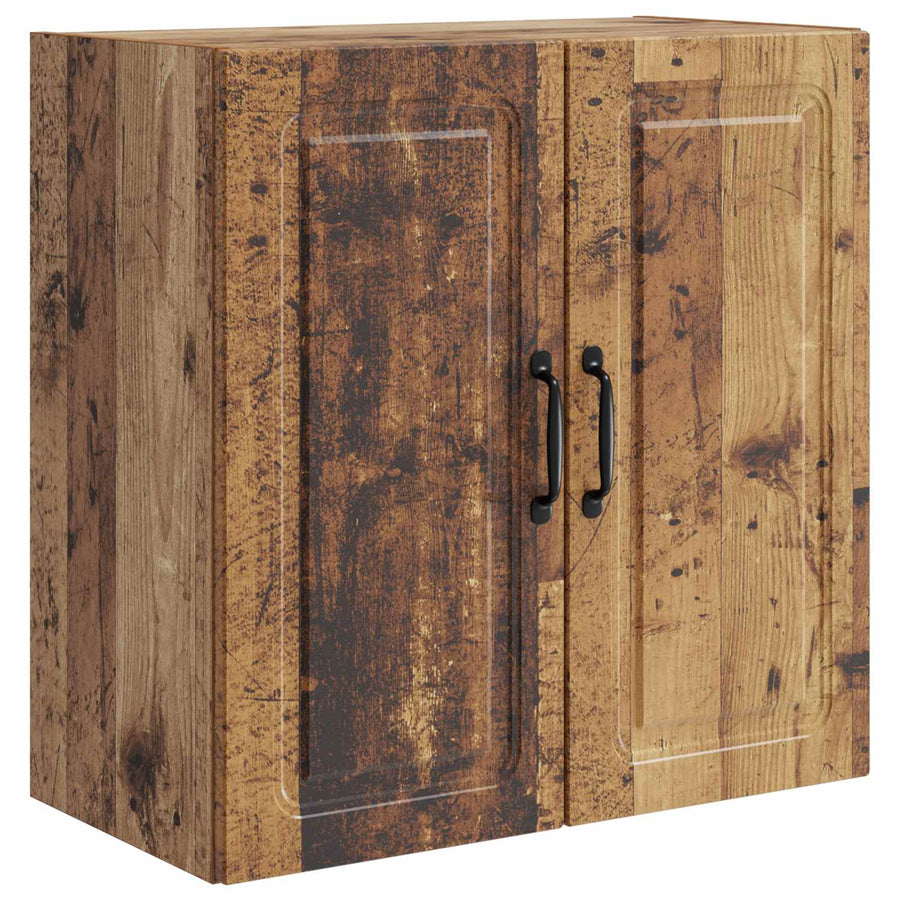 Wandkast Oud hout 59 x 31 x 60 cm Bewerkt hout
