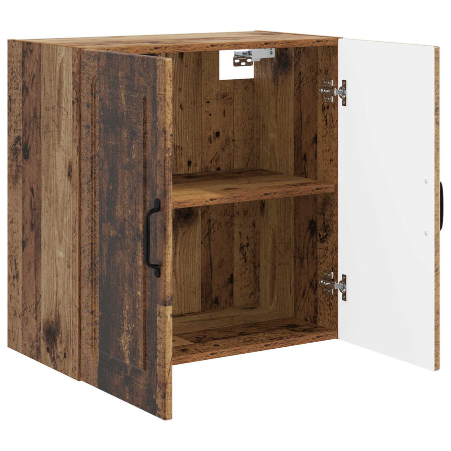 Wandkast Oud hout 59 x 31 x 60 cm Bewerkt hout