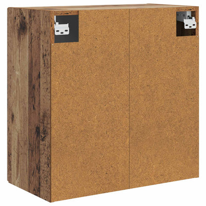 Wandkast Oud hout 59 x 31 x 60 cm Bewerkt hout
