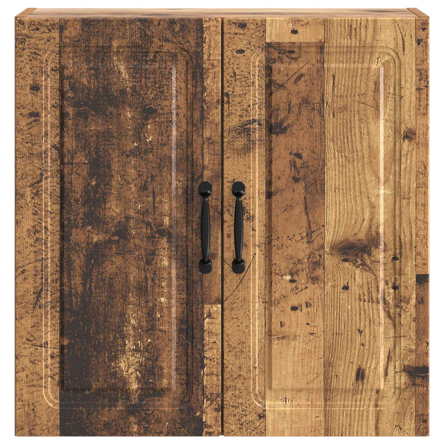 Wandkast Oud hout 59 x 31 x 60 cm Bewerkt hout