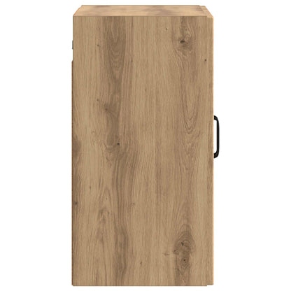 Wandkast Artisanaal eiken 59 x 31 x 60 cm Bewerkt hout