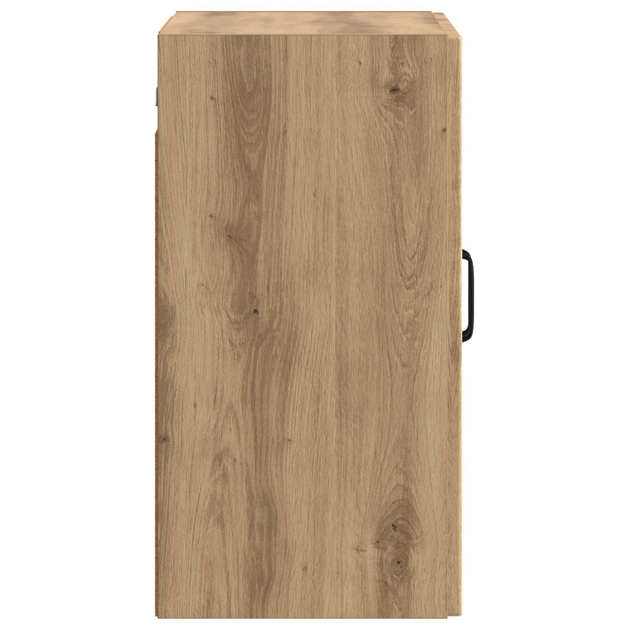 Wandkast Artisanaal eiken 59 x 31 x 60 cm Bewerkt hout
