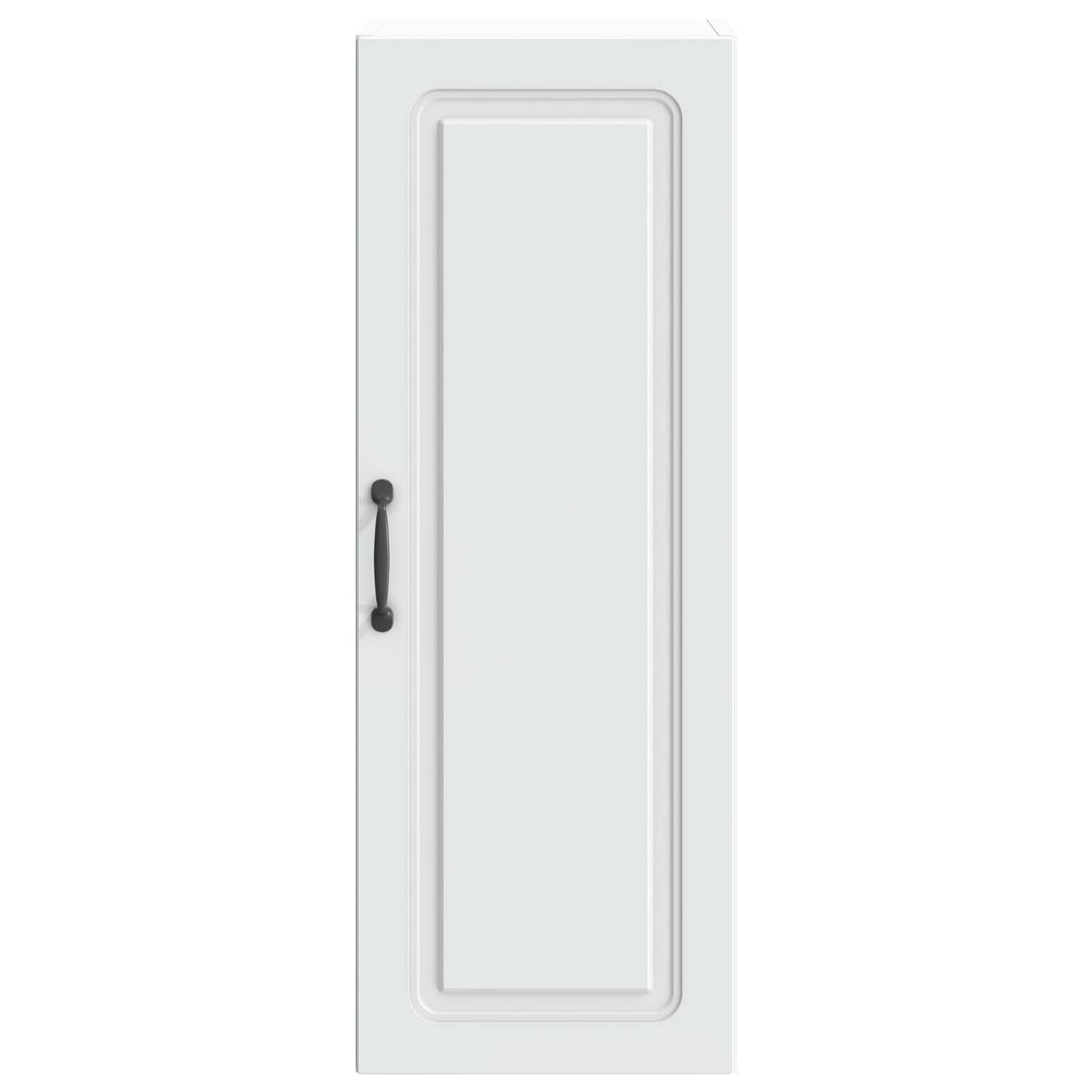 Wandkast Wit 33 x 34,5 x 90 cm Bewerkt hout