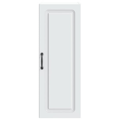 Wandkast Wit 33 x 34,5 x 90 cm Bewerkt hout