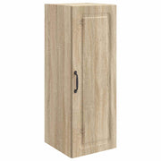 Wandkast 90x33x34.5 cm bewerkt hout