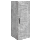 Wandkast 33x34,5x90 cm betongrijs bewerkt hout