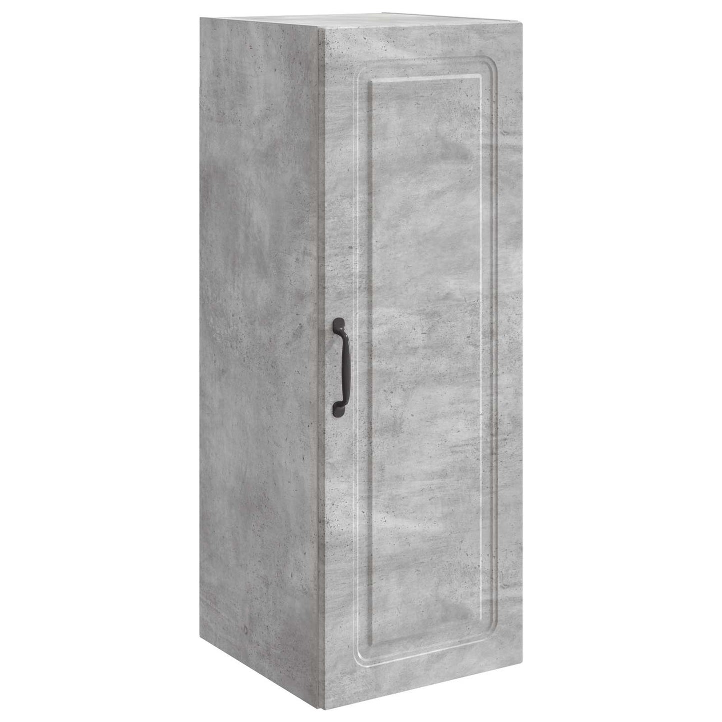 Wandkast Betongrijs 33 x 34,5 x 90 cm Bewerkt hout